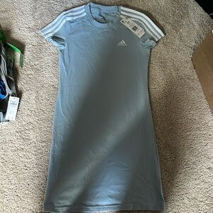 Adidas T-shirt baby blue dress- size XS